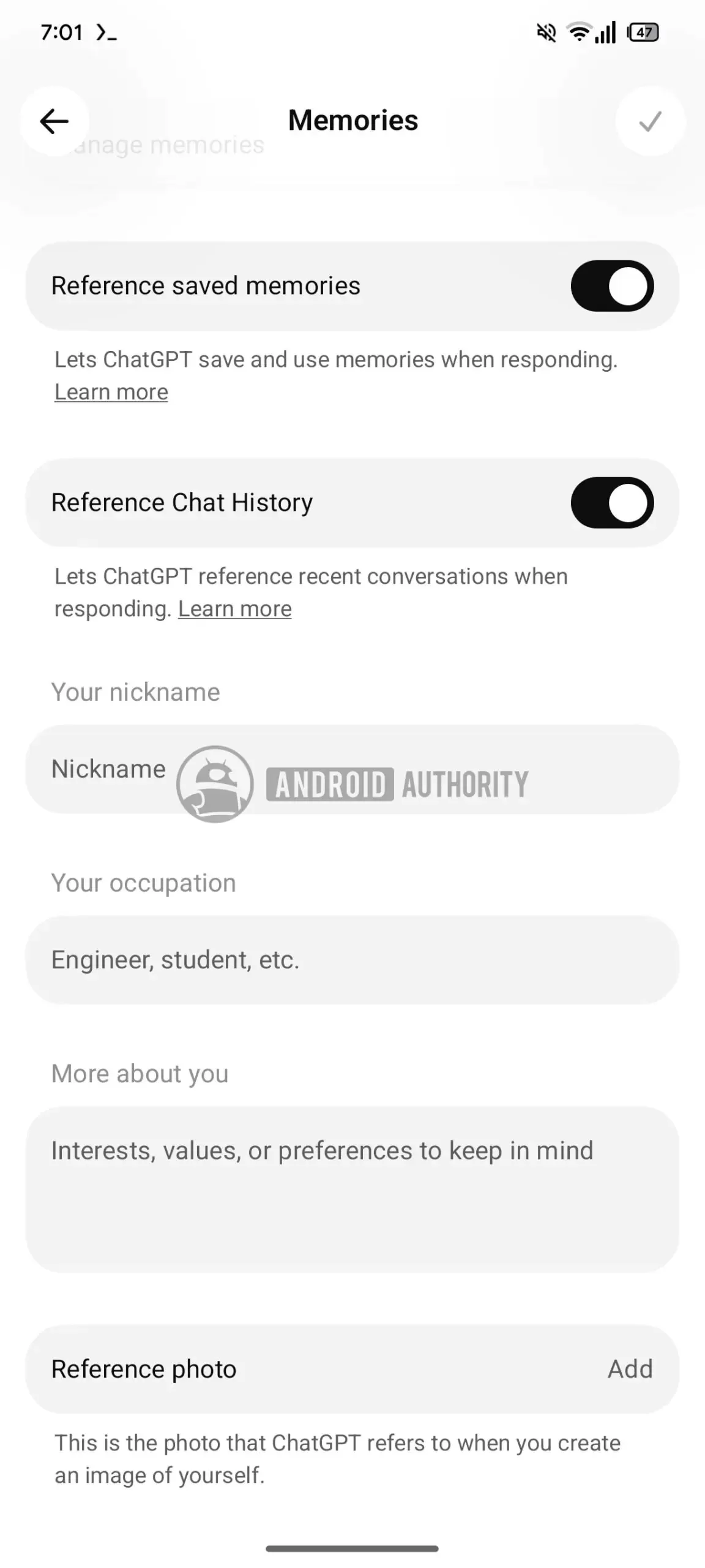 ChatGPT Referenzfoto-Funktion auf dem Smartphone – KI-Bilderstellung mit eigenem Gesicht
